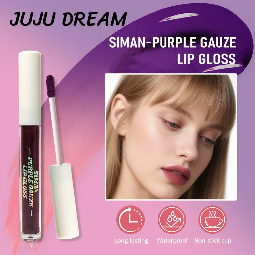 Teardrop Matte Liquid Lip Gloss – Water-Resistant, Cup-Proof Matte Liquid Lip Gloss Qme