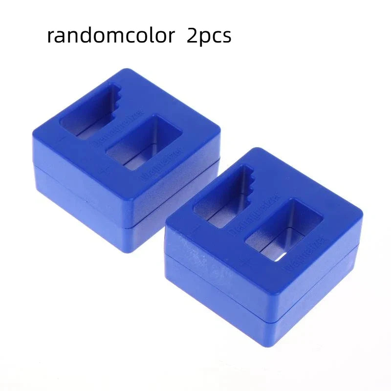 2-in-1 Magnetizer Demagnetizer for Screwdriver & Drill Bits Magnetizer Demagnetizer Tool Qme 2pcs