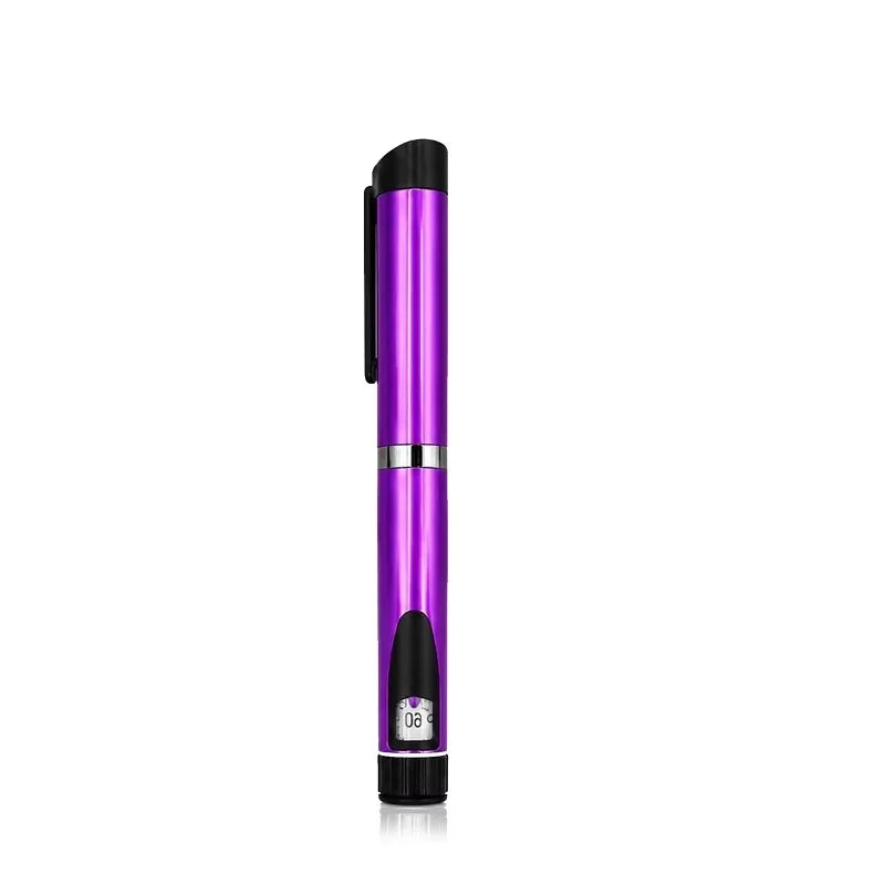 V3 Reusable Metal Insulin Pen – Adjustable Dose Refillable Set Reusable Insulin Pen Qst Purple pen