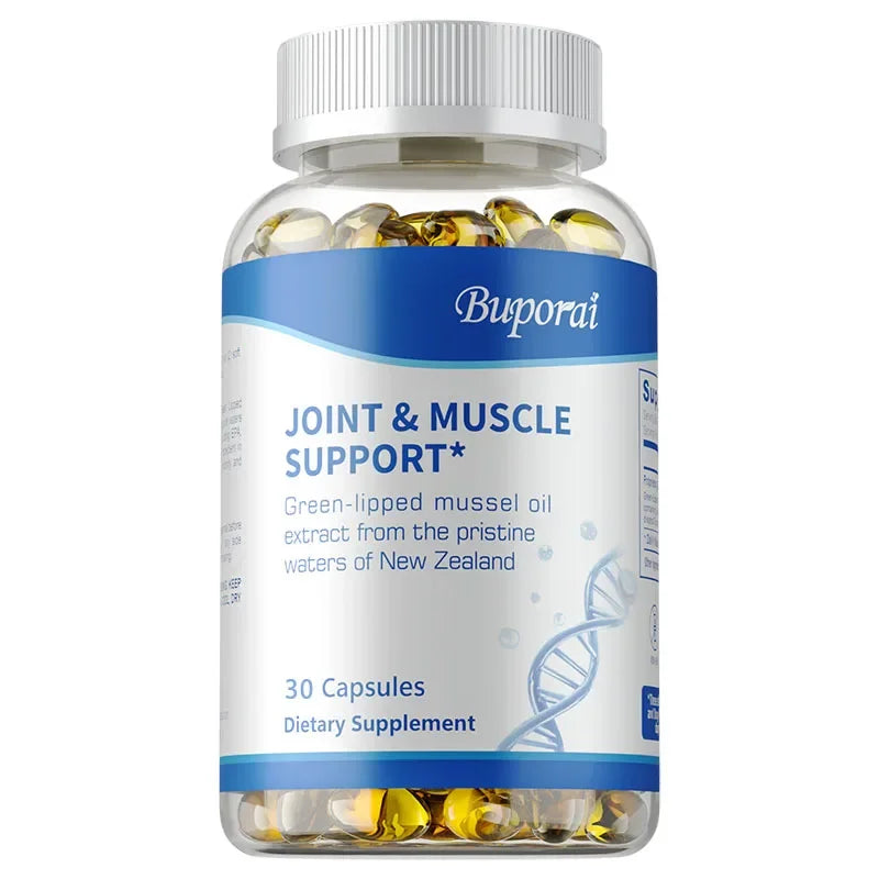 Green Lipped Mussel Oil Joint & Muscle Support Capsules Joint Support Supplement Qst 30 Capsules