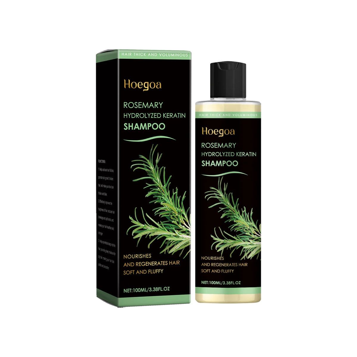 HOEGOA Rosemary Keratin Shampoo – Strengthen & Moisturize Keratin Shampoo Qst