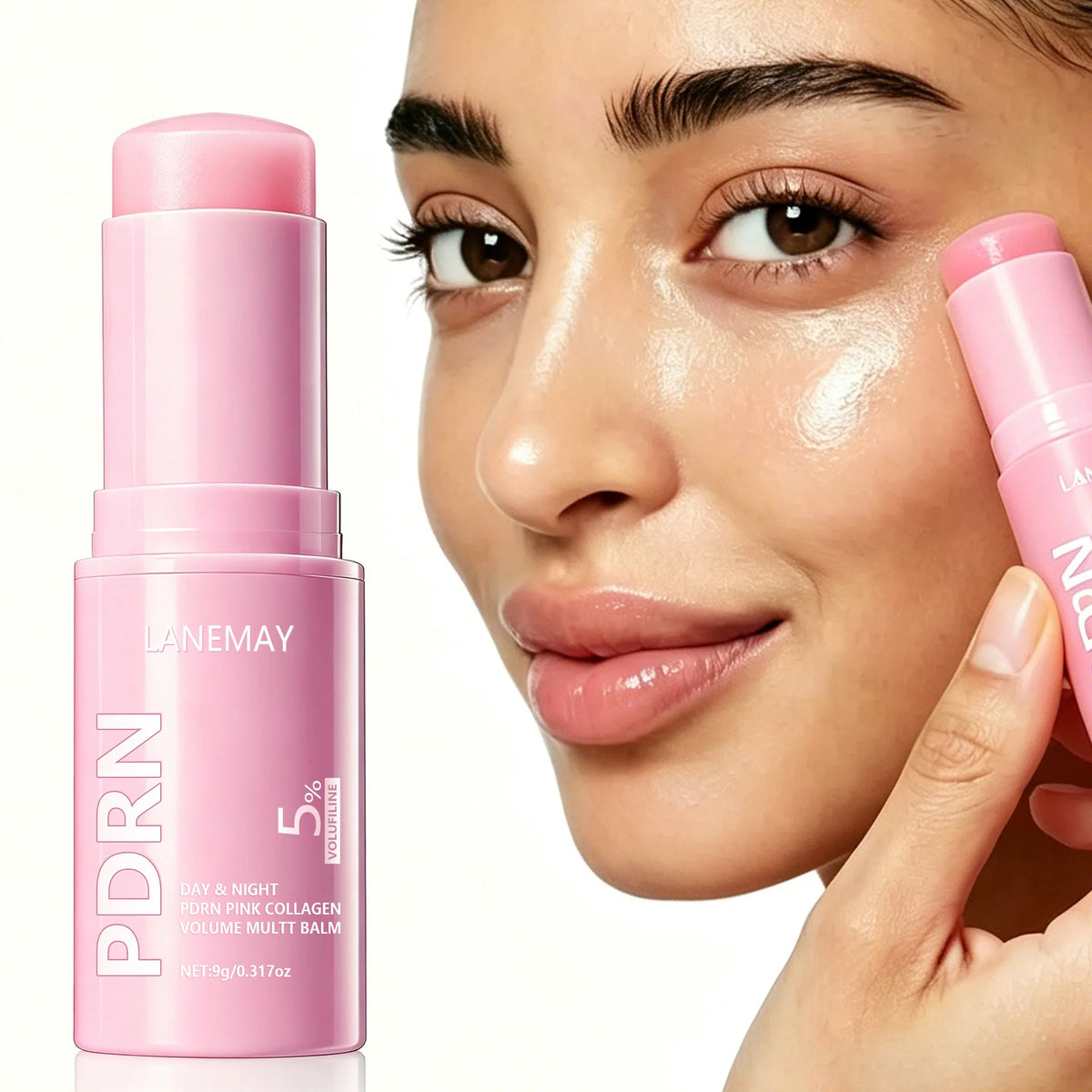 Volufiline PDRN Collagen Volume Multi Balm – Day & Night Collagen Face Balm Qst