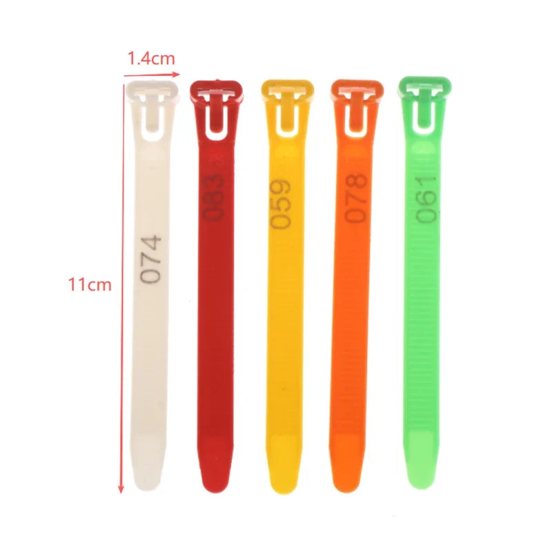 50 Reusable Poultry Leg Bands Flexible Foot Marking Rings Poultry Leg Bands Qme