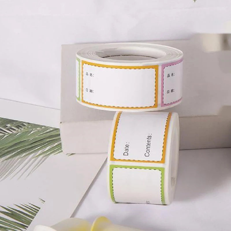 250Pcs Self-Adhesive Food Storage Date Labels | Freezer Stickers Food Storage Labels Qst