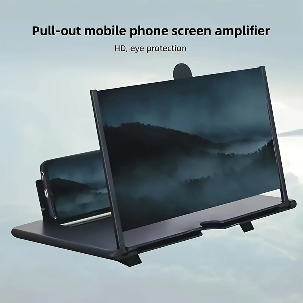HD Phone Screen Magnifier Desk Stand | Portable Projector Phone Screen Magnifier Qme