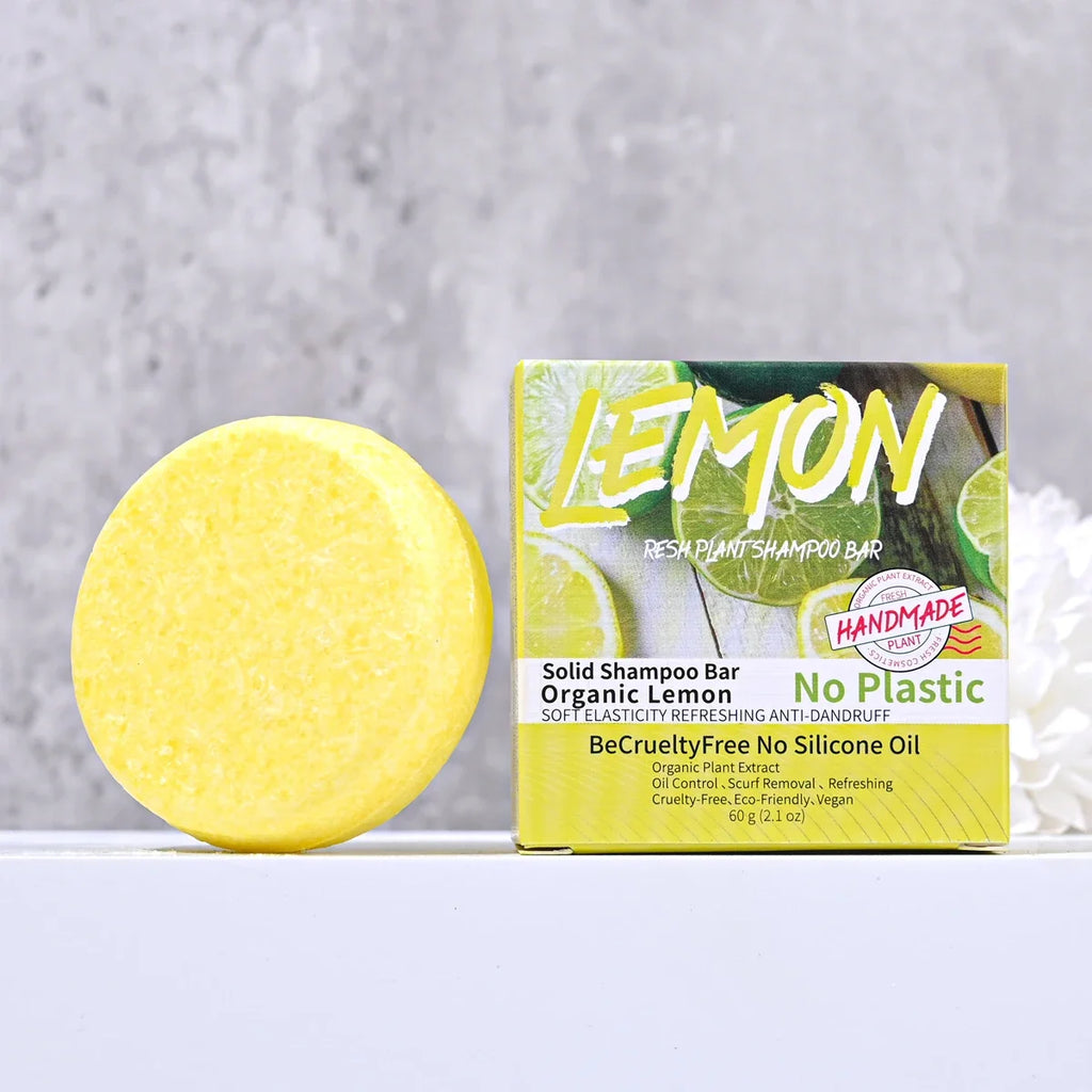 Lemon Essential Oil Handmade Hair Soap – Oil Control & Scalp Hair Washing Soap Qme