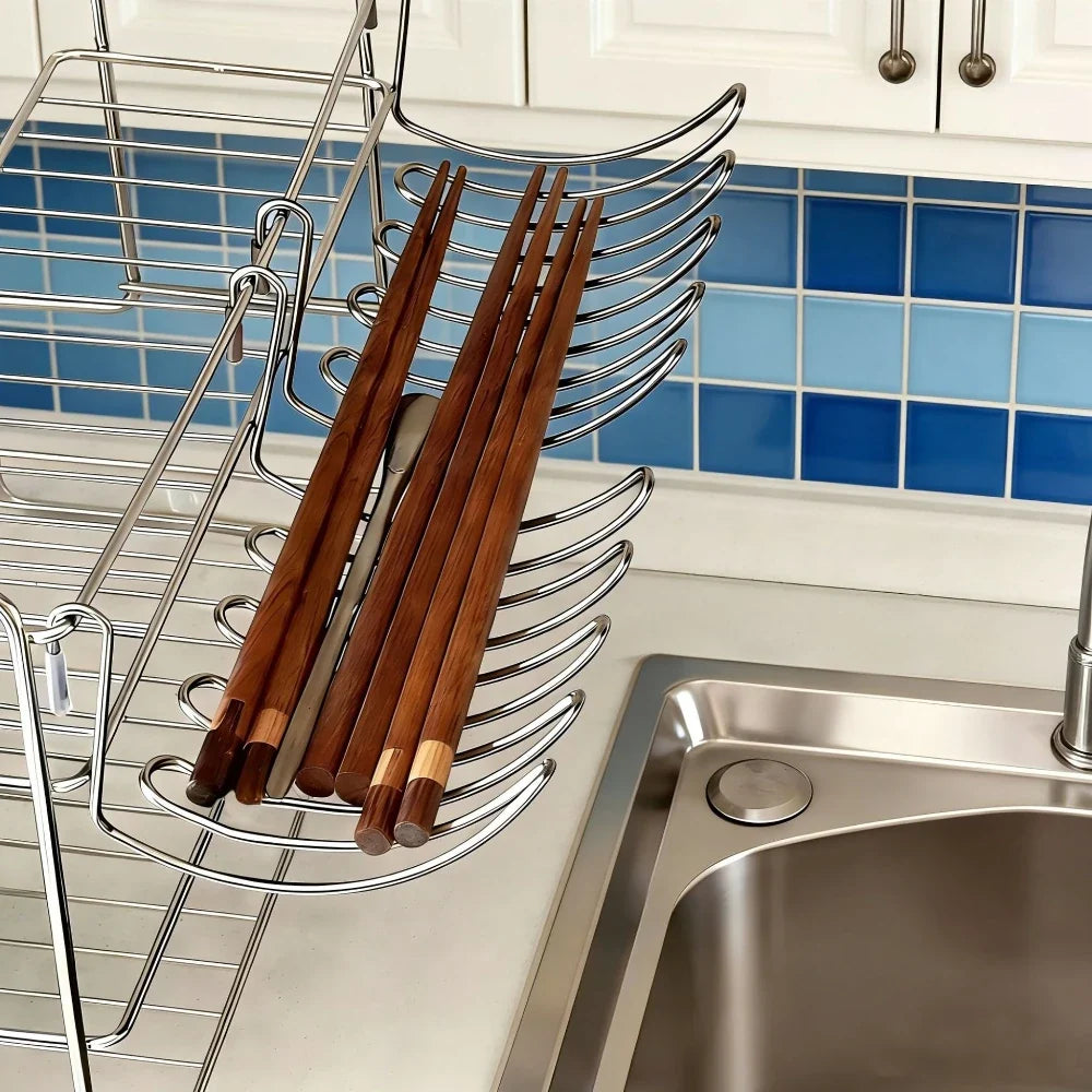 Retractable Stainless Steel Sink Hanging Basket | Drain Organizer Sink Hanging Basket Qme