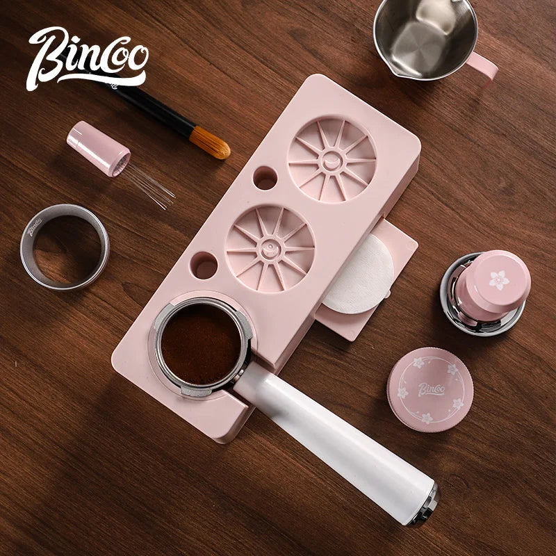 Bincoo Tamping Station 51/58mm Espresso Tamper Stand & Leveler Espresso Tamping Station Qst