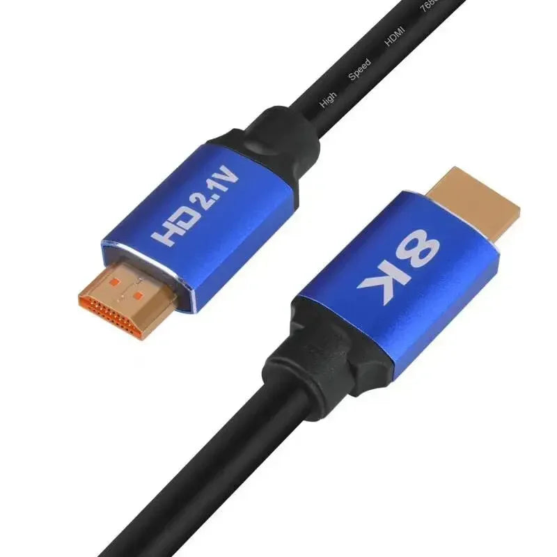 HDMI 2.1 Cable 1.5m – 8K 60Hz, 4K 120Hz, 48Gbps, ARC, HDR HDMI Cable Qme