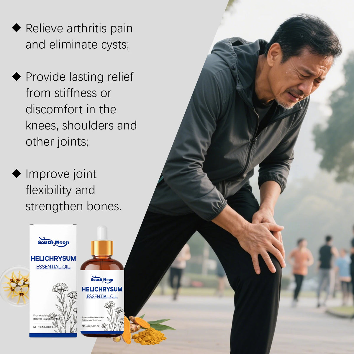 South Moon Body Care Essential Oil – Joint & Muscle Comfort Body Care Oil Qst