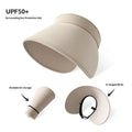 Wide Brim Foldable Straw Sun Hat – UV Protection Beach Cap Wide Brim Sun Hat Qst one size C