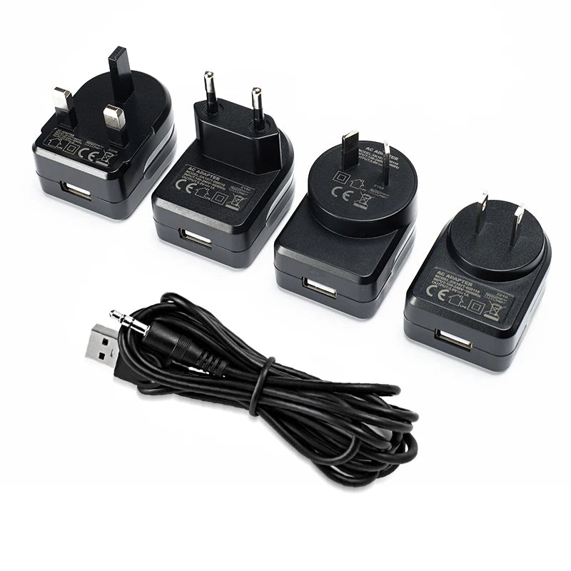 Genuine Dr. Pen AC/DC Adapter & USB Cable – All Plug Types Microneedling Pen Charger Qst