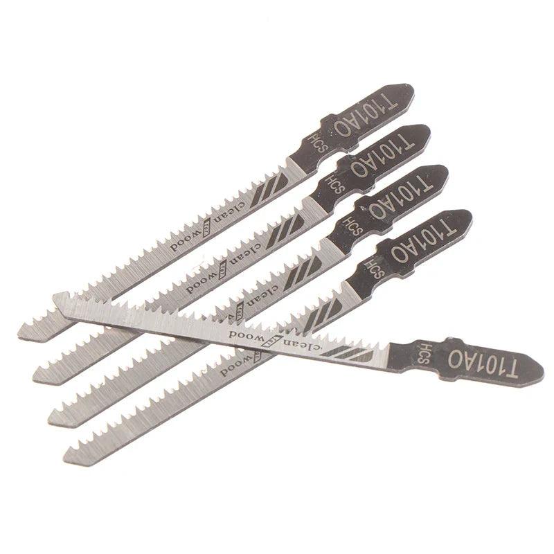 T101AO T-Shank HCS Jigsaw Blades Wood & Plastic – 5 Pcs Set Jigsaw Blades Qme