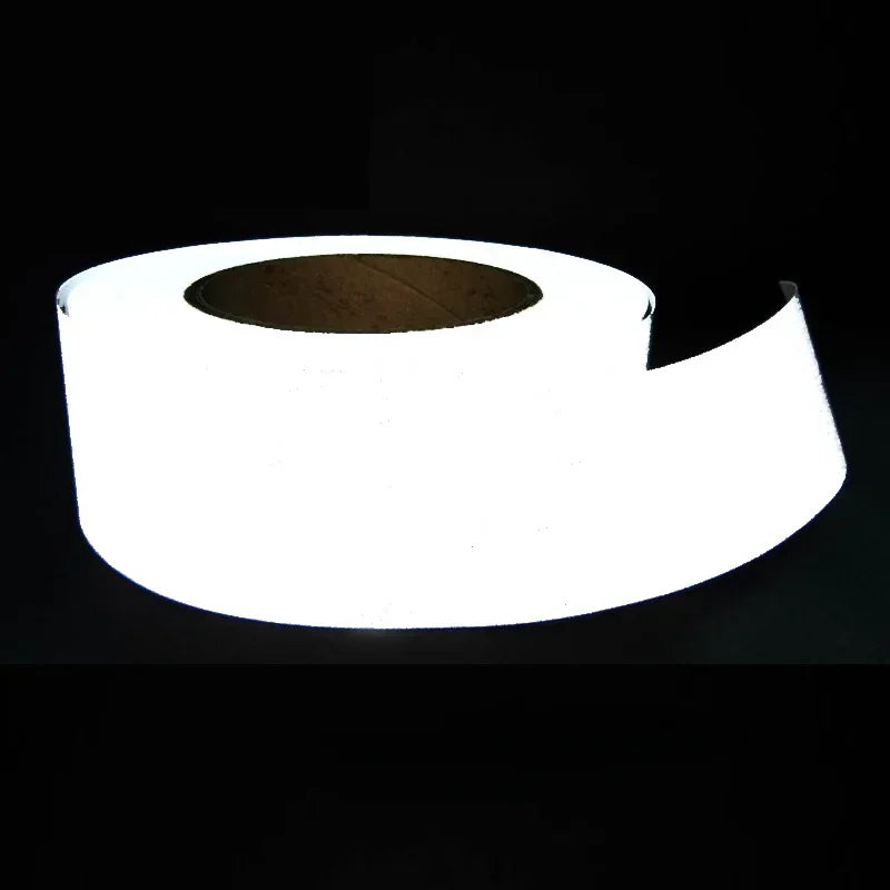 5cm Wide Silver Reflective Sewing Strap – DIY Safety Vest & Bag Reflective Sewing Trim Qme