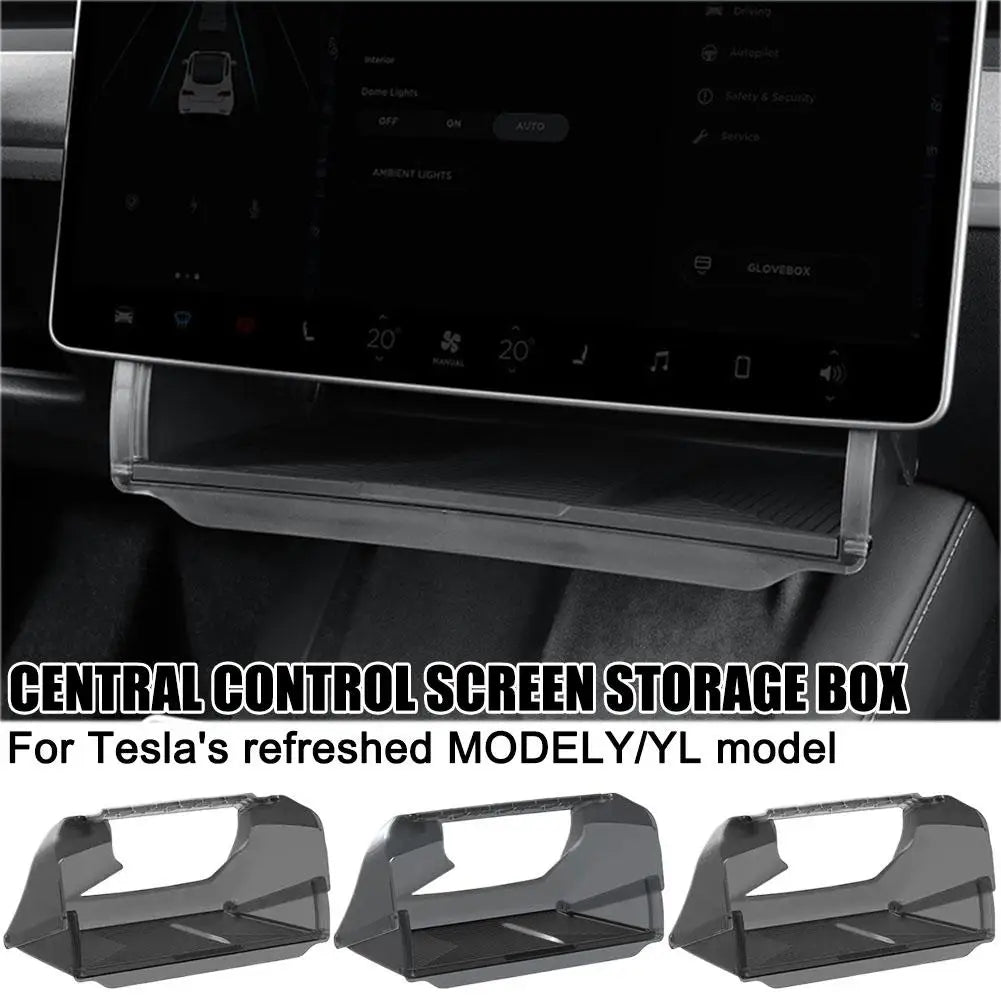 Tesla Model Y Juniper & Model 3 Highland Under-Screen Organizer Console Storage Organizer Qme