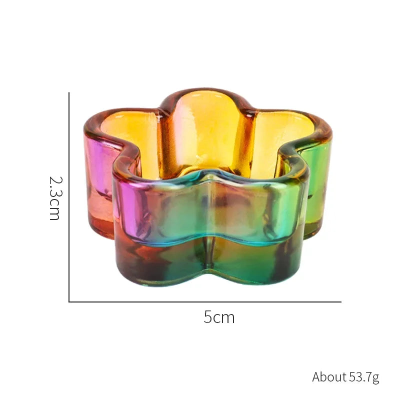Aurora Crystal Glass Dappen Dish – Acrylic Nail Liquid Cup Nail Art Dappen Dish Qme flower type