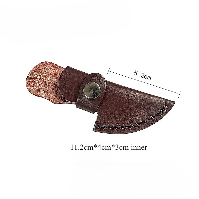 Handmade Cowhide Leather Knife Sheath – Fixed Blade Holster Leather Knife Sheath Qst 24