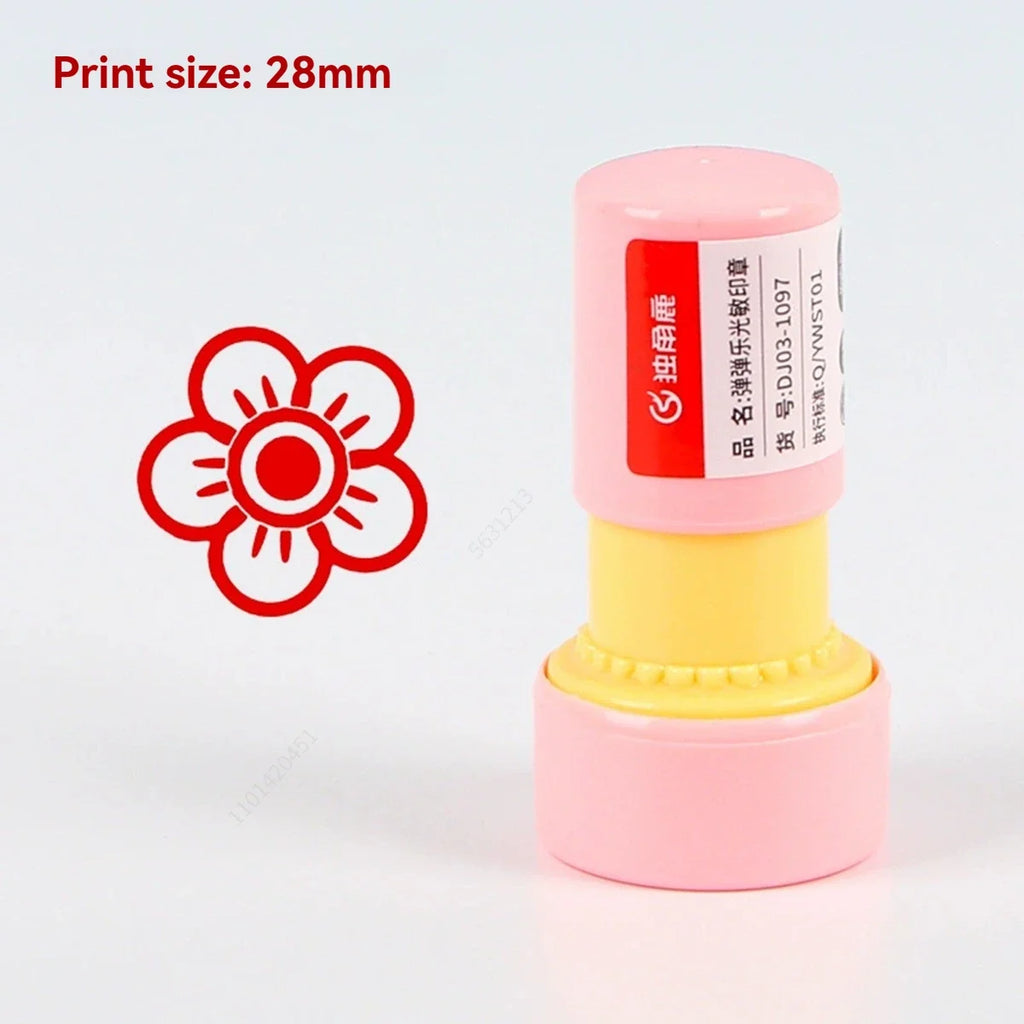 Self-Inking Teacher Stamps | Motivational Classroom Grading Set Self-Inking Stamp Set Qme B
