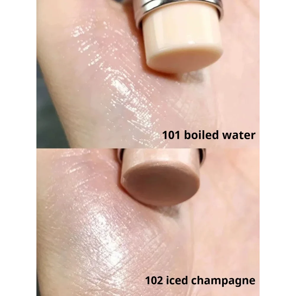 Qme Gloss Stick Highlighter & Blush – Shimmer Waterproof Glow Highlighter Blush Stick Qme
