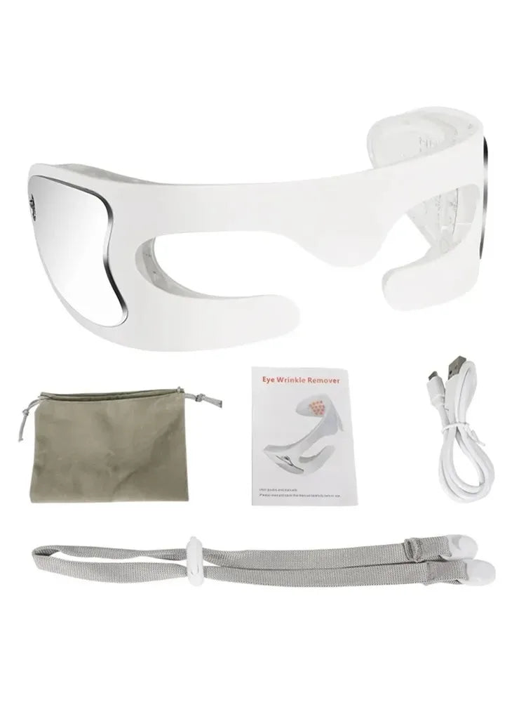 3D LED Eye Massager – Vibration & Photon Therapy Eye Care LED Eye Massager Qst With Box