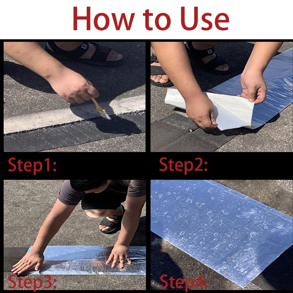 Butyl Tape Waterproof Roof Flashing & Leak Sealing Patch Waterproof Sealing Tape Qme