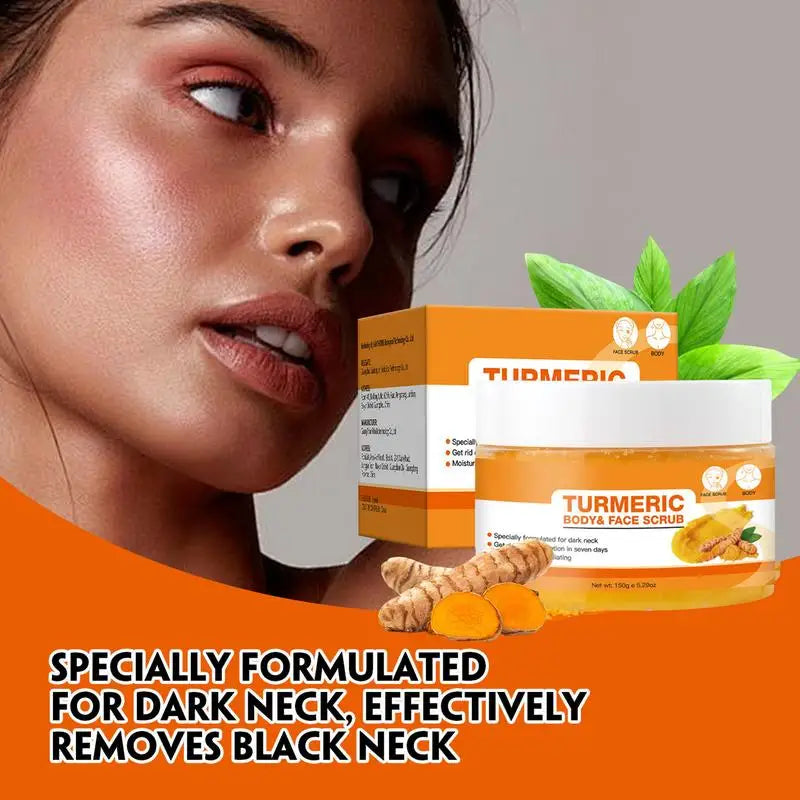 Turmeric Face Scrub – Brightening Exfoliating Cream Face Scrub Qme