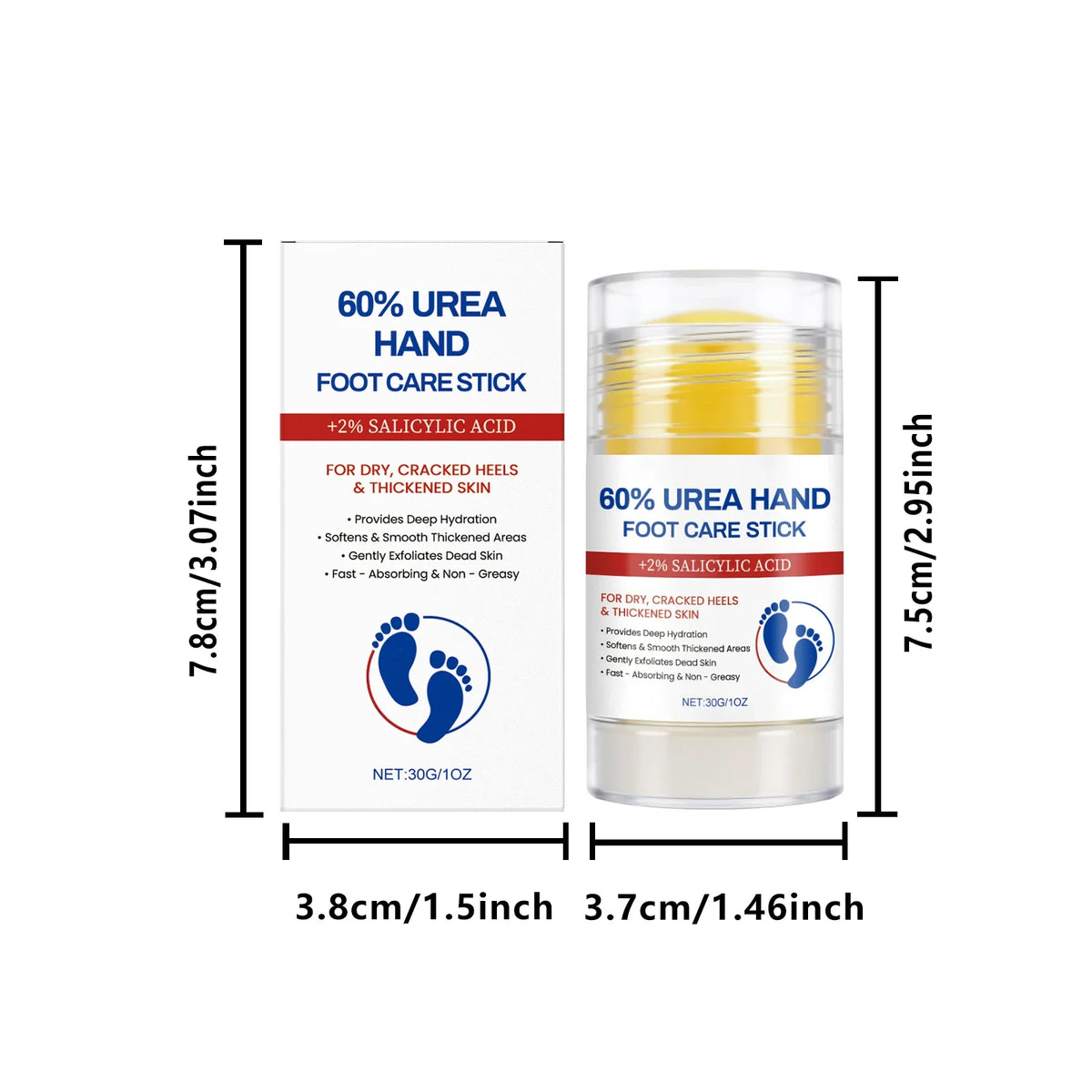 Hand & Foot Moisturizing Stick – Exfoliating Nourishing Balm Moisturizing Balm Stick Qme