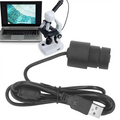 USB Electronic Eyepiece Microscope Camera – 1/3" Sensor Microscope Eyepiece Camera Qme Black