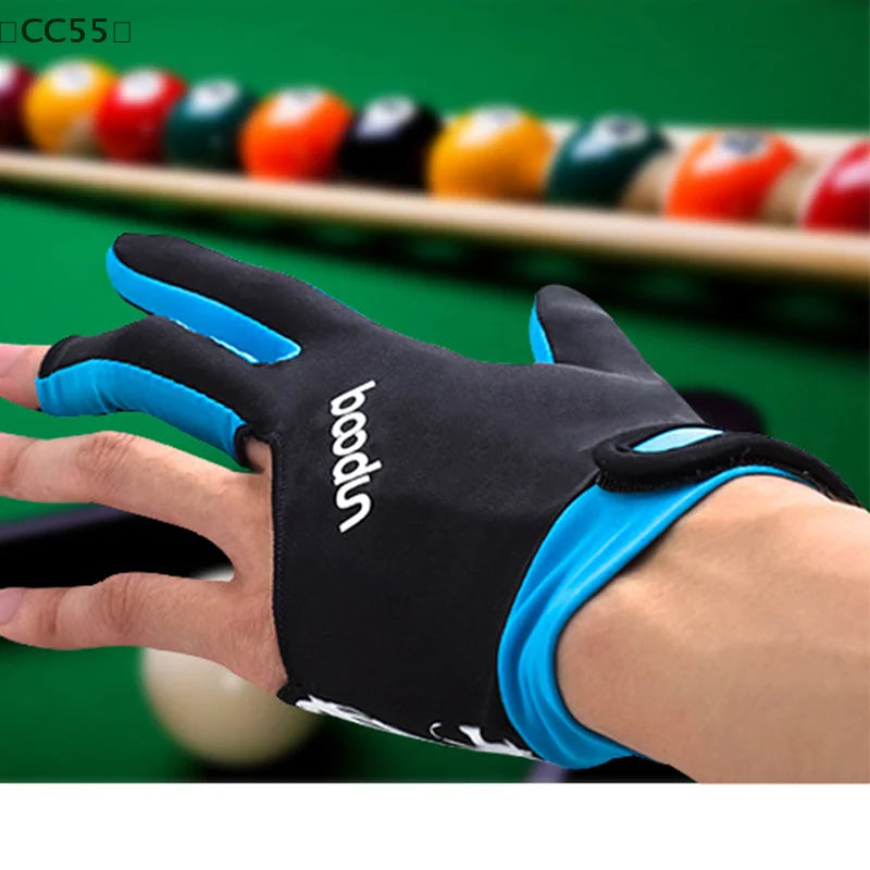 3-Finger Billiard Snooker Cue Glove – Left & Right Hand Billiard Cue Glove Qst