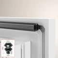 4M TPE Door Seal Strip Bilateral Window & Door Weatherstrip Door Weatherstrip Seal Qme Black 2pcs