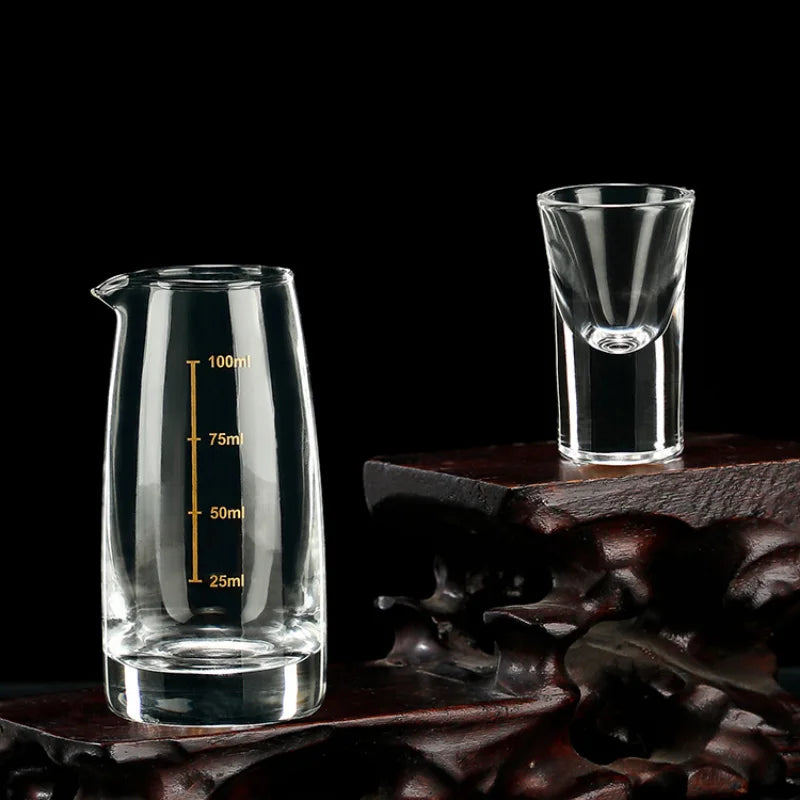 Crystal Glass Liquor Dispenser Set – Short Cup Wine Glasses Liquor Dispenser Set Qme