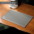 Bincoo 45x30cm Coffee Bar Mat – Non-Slip Tamping & Drain Mat Coffee Bar Mat Qst grey(45x30cm) China Mainland
