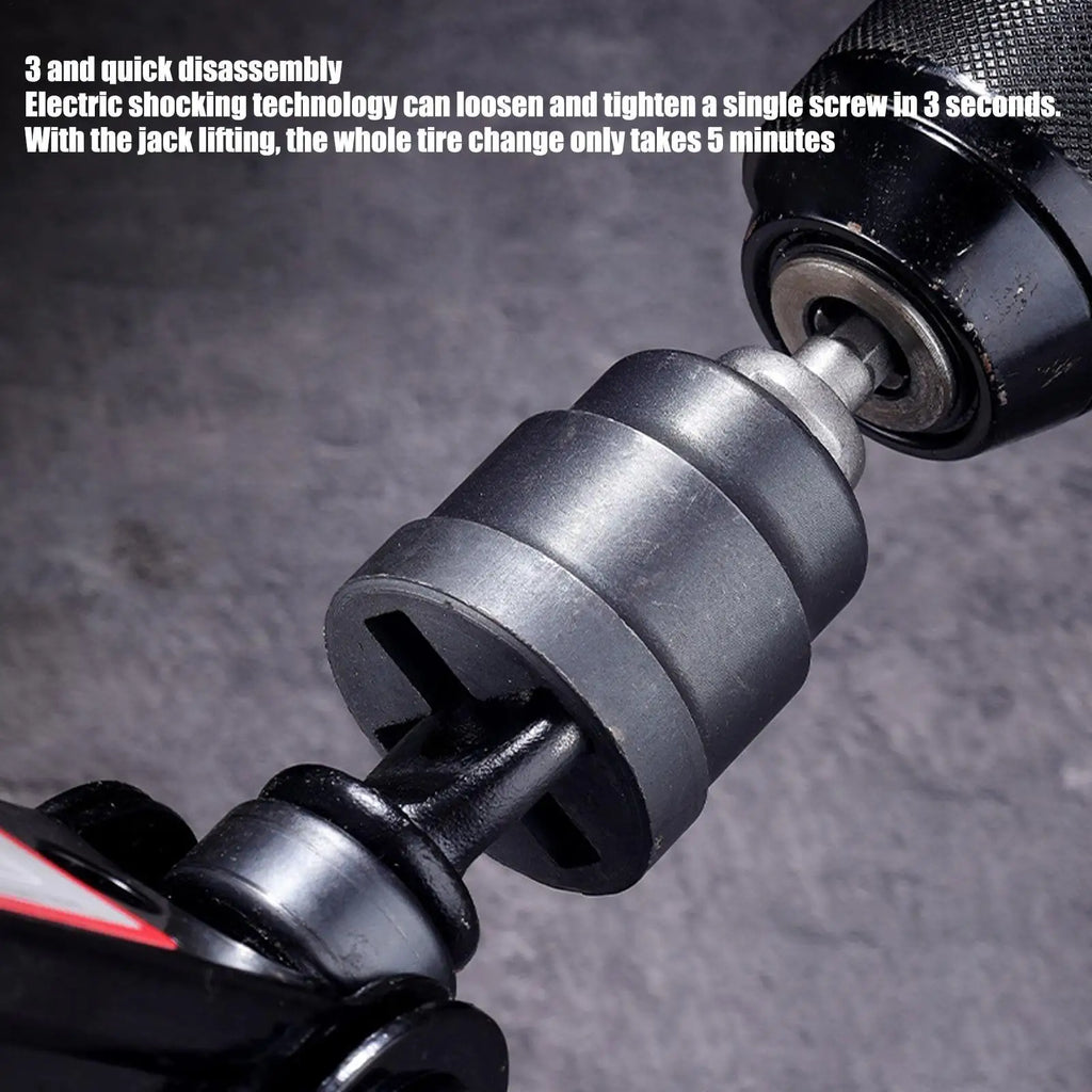 Scissor Jack Drill Adapter – RV Stabilizer Socket Tool Jack Drill Adapter Qme