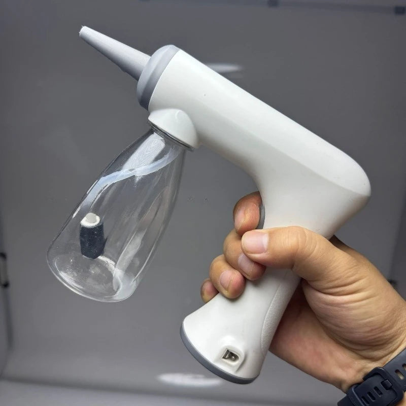 Electric Foam Gun 300ml – Hair Perming & Styling Tool Hair Foam Dispenser Qst