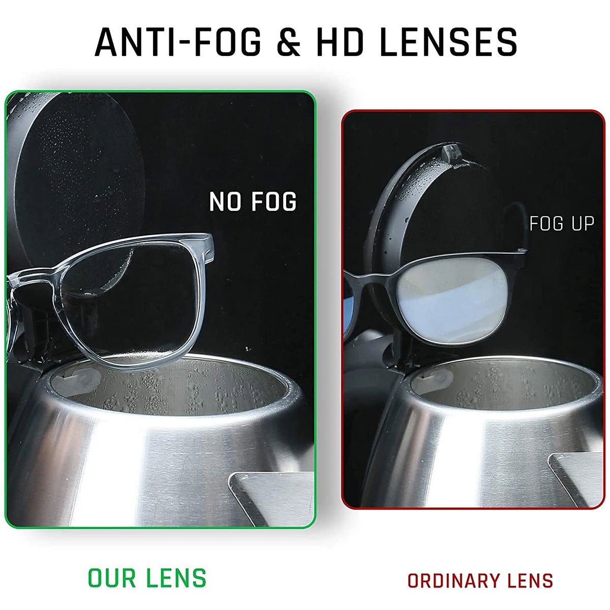 VOPHA Z87 Anti-Fog Safety Glasses – UV & Blue Light Protection Safety Glasses Qst