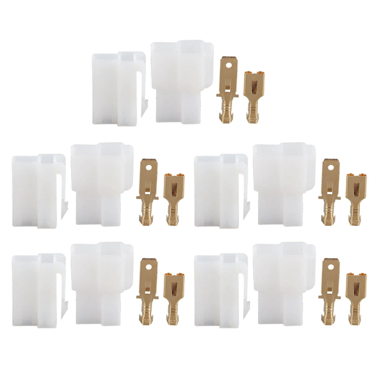 T-Type 2 Pin Car Radio Power Plug Connector | ABS+Copper Car Radio Connector Qme as pic