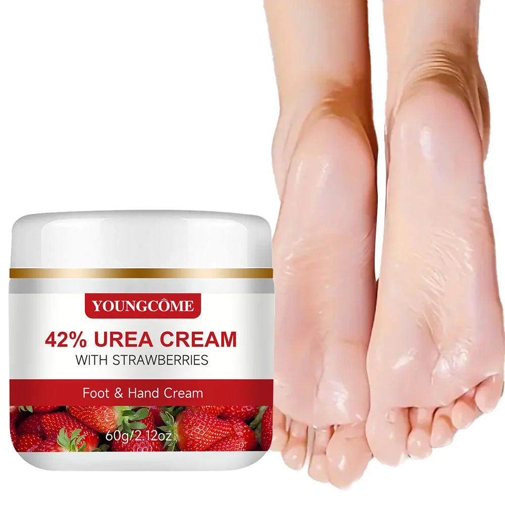 YOUNGCOME 42% Urea Strawberry Hand & Foot Cream 30g/60g Hand & Foot Cream Qst
