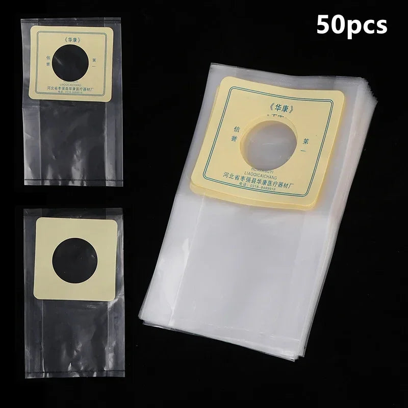 Disposable Drain Valve Colostomy Bags One-Piece Ostomy Pouch Ostomy Colostomy Bag Qme