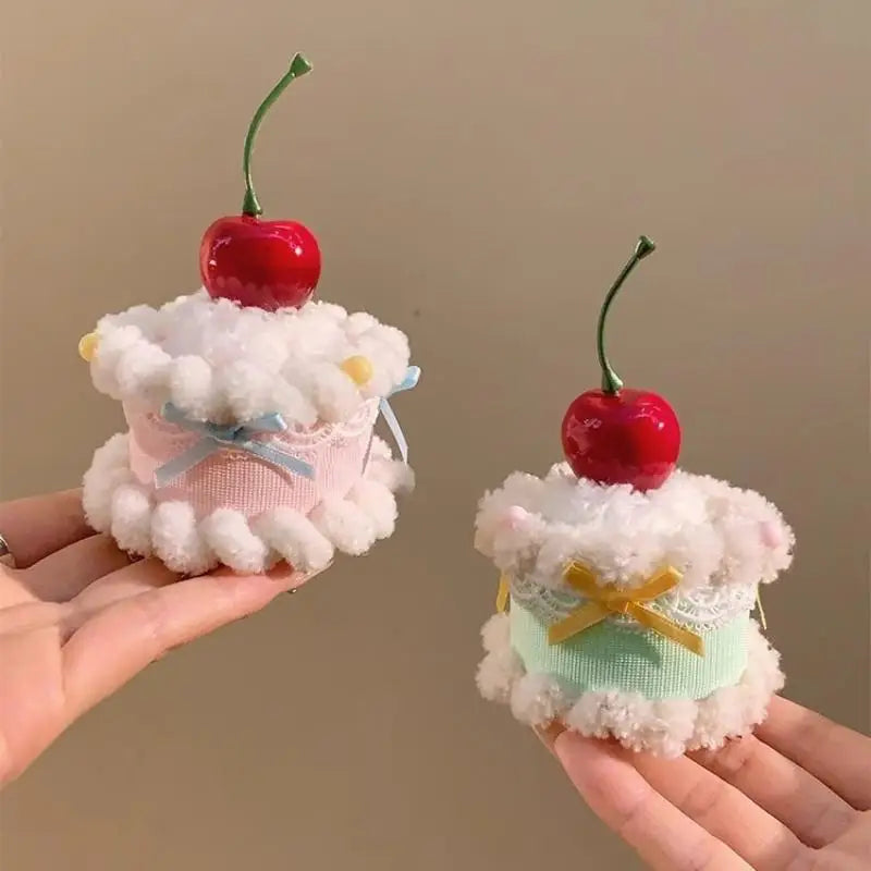 Cute Cherry Cake Hair Clip – Birthday Hairpin Accessory Novelty Hair Clip Qst