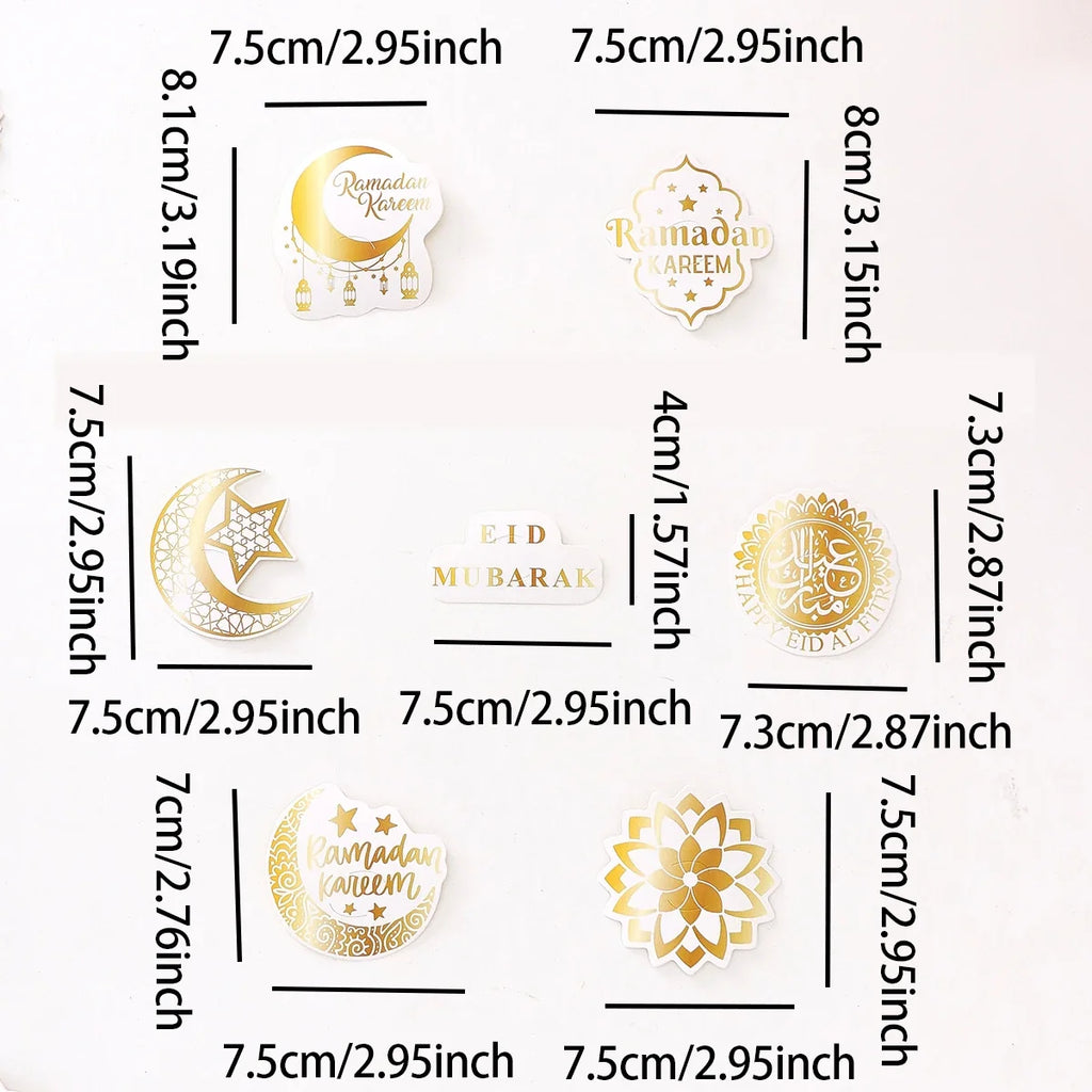 42-Piece Ramadan Gift Set – Lollipop Cards & Crescent Boxes Ramadan Gift Set Qme