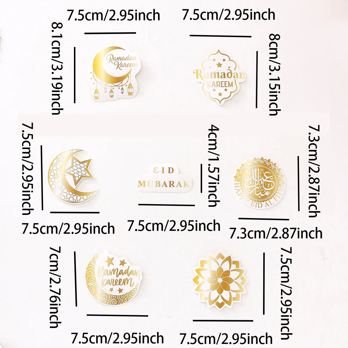 42-Piece Ramadan Gift Set – Lollipop Cards & Crescent Boxes Ramadan Gift Set Qme
