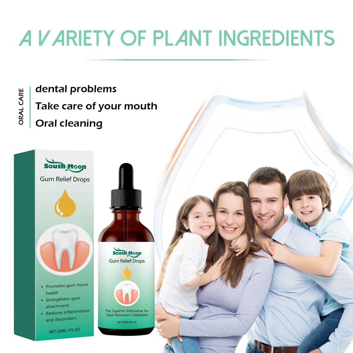 South Moon 30ml Gum Repair Drops – Oral Care & Whitening Oral Care Drops Qst