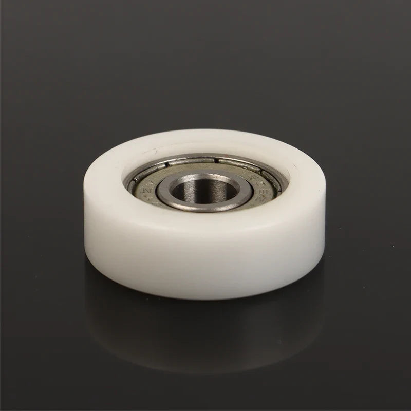 608 ZZ Nylon POM Roller Wheel 8x30x10mm Plastic Bearing Pulley Bearing Pulley Wheel Qme