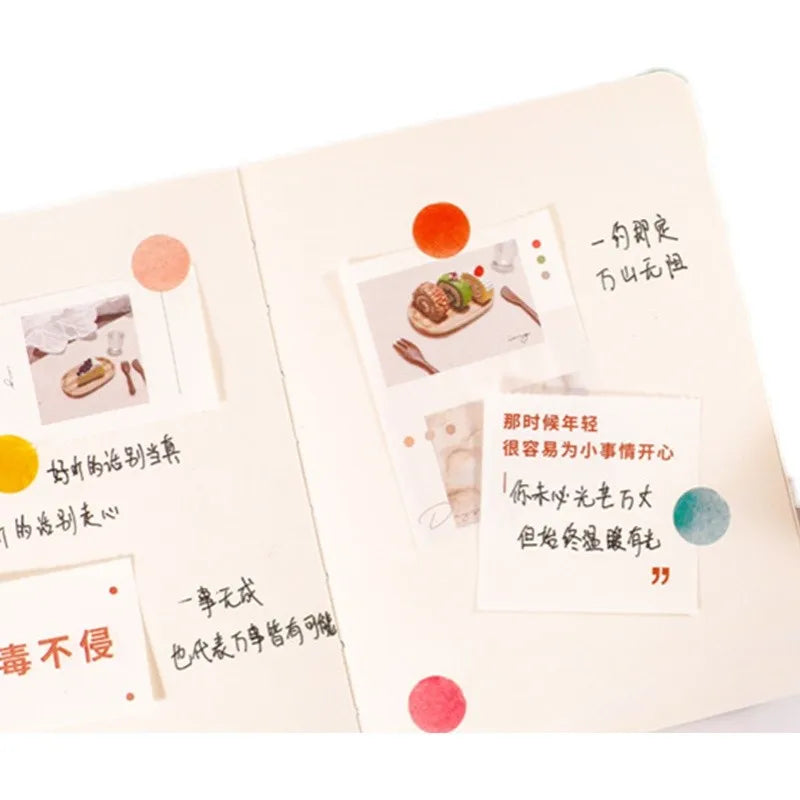 Watercolor Polka Dot Washi Sticker Roll | Junk Journal & DIY Washi Sticker Roll Qme