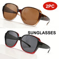 VOPHA Oversized Square Sunglasses UV400 Unisex – T01 Fashion Sunglasses Qst 2PC
