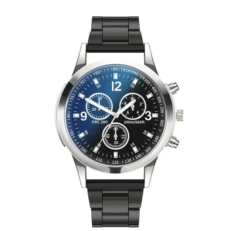 Men's Luxury Stainless Steel Business Quartz Watch | Qme Men's Quartz Watch Qme