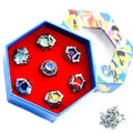 Hitman Reborn Anime Hell Ring 7-Piece Box Set | Glass Rings Anime Ring Set Qme Regular 7pcs 9
