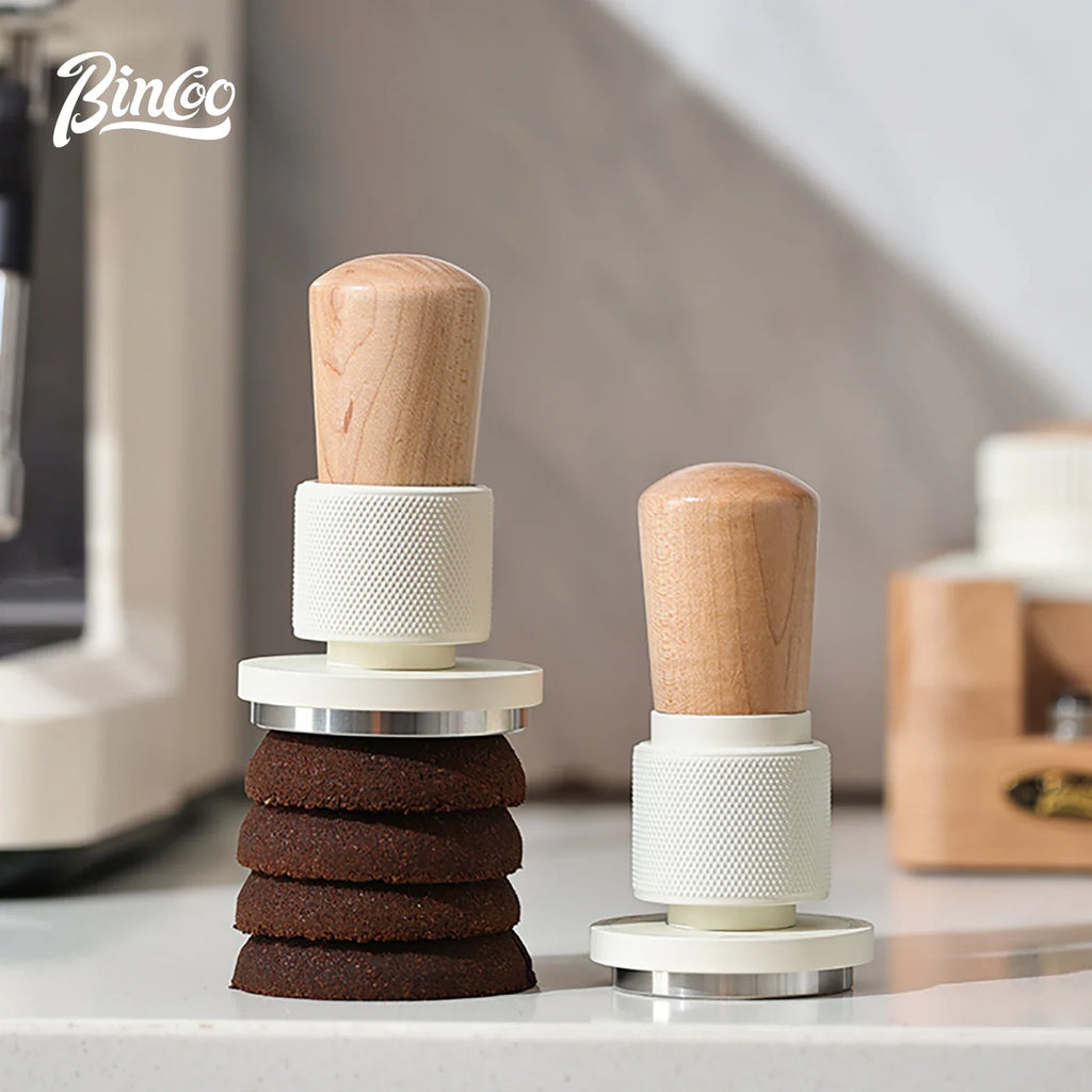 Bincoo 30LB Impact Tamper & Distributor Base Set 51/58mm Espresso Tamper Set Qst