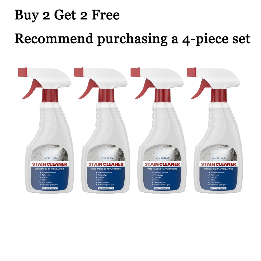 237ml Wall Stain Cleaner Spray – Anti-Mildew & Brightening Wall Cleaning Spray Qst 4 pcs