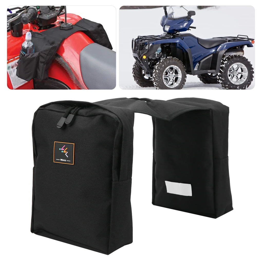 Motorcycle Front Tank Saddle Bag – ATV Dirt Bike Storage Pouch Motorcycle Tank Bag Qme